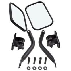 O'Reilly Auto Parts – Pair Black Doors Off Side View Mirrors for Jeep Wrangler 97-18 JK 07-18 TJ 97-16
