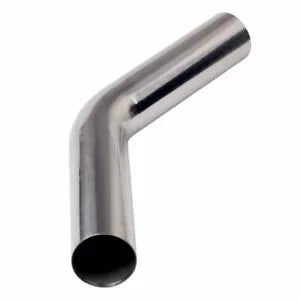O'Reilly Auto Parts – 2.5"(63mm) 45 Degree T-304 Stainless Steel Exhaust Tube Pipe Piping Tubing (2FT)