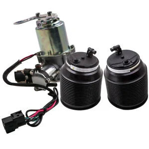 O'Reilly Auto Parts – 2PCS Back Air Spring Bag & Air Compressor for Lexus GX470 2003 2004 2005-2009