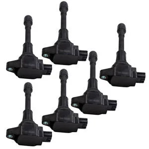 O'Reilly Auto Parts – Pack of 6 Ignition Coil Pack for Nissan 370Z 3.7L V6 for Infiniti FX50 5.0L 2009