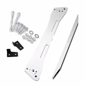 O'Reilly Auto Parts – Siliver Back Tie Bar Subframe Brace + Tie Bar for Honda Civic EG 1992-1995