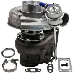 O'Reilly Auto Parts – T3/T4 T04E V-BAND Turbocharger Turbo .63 A/R with Internal Wastegate Universal