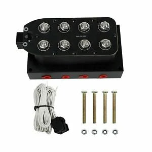 O'Reilly Auto Parts – 300PSI 1/4" NPT 4 Corner Air Bag Suspension Solenoid Valve Unit Manifold Bundle