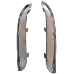 O'Reilly Auto Parts – LH & RH Chrome Forward Bumper Trim for Chrysler 300 C Luxury 2013-2014 68127941AB