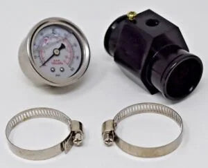 O'Reilly Auto Parts – Water Hose Coolant Temperature Sensor Hose Adapter W/ Pressure Gauge 32mm Univer