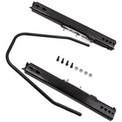 O'Reilly Auto Parts – 1PC Universal Racing Dual Seat Slider Locking Seat Base Brackets Buckets Bundle
