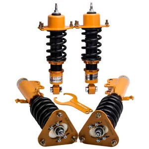 O'Reilly Auto Parts – Gold Full Coilover Struts Shock Suspension Bundle for 2005-2010 Scion Tc Adj Height