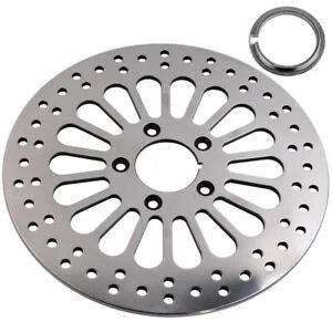 O'Reilly Auto Parts – 11.5 Super Spoke Forward Brake Rotor Disc for Harley Touring 2000-2007 M-RT-2100