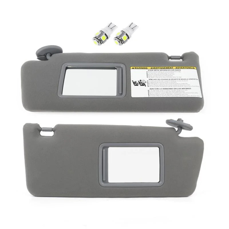 O'Reilly Auto Parts – Left & Right Sun Visor Gray without Sunroof for Toyota (74320-04161-B1)- 2 PCS