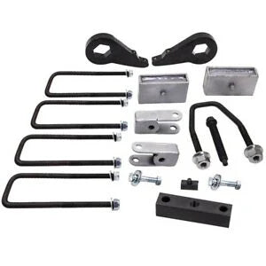 O'Reilly Auto Parts – 3" Front 2" Rear Level Lift Bundle Fit Silverado Sierra 1500 1999-2007 03 04 05