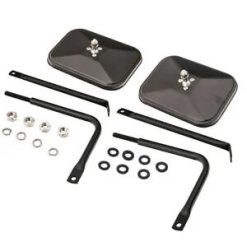O'Reilly Auto Parts – Doors Off Side View Mirrors Bundle for Jeep Wrangler JKU 1997-2018 JL 2018-2019 New