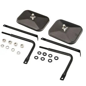 O'Reilly Auto Parts – Doors Off Side View Mirrors Bundle for Jeep Wrangler JKU 1997-2018 JL 2018-2019 New