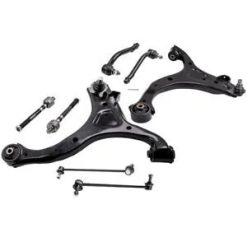 O'Reilly Auto Parts – 8 Pcs Forward Lower Control Arms & Tie Rods for Hyundai Santa Fe 2007-2012 K621685