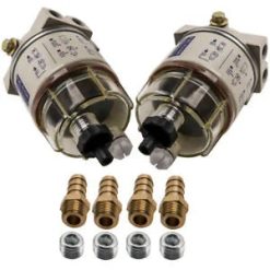 O'Reilly Auto Parts – 2PCS R12T Fuel Filter Water Separator 120AT Fuel Fitting for Boat Marine Spin-on
