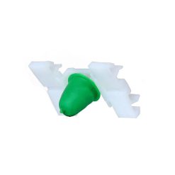 O'Reilly Auto Parts – Nylon Green fender bumper fastener Auto clips(51131960054)- 50Pcs
