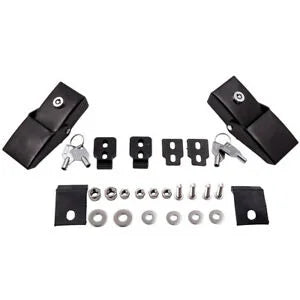 O'Reilly Auto Parts – Steel Hood Lock Locking Hood Catch Bundle for Jeep Wrangler JK 2007 – 2018 JL