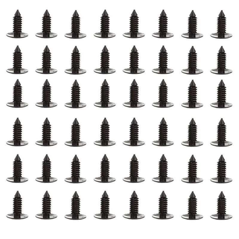 O'Reilly Auto Parts – Nylon Black fender bumper fastener Auto clips(6030441)- 50Piece