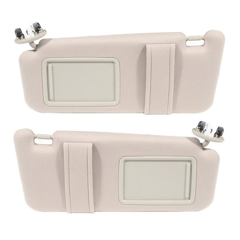 O'Reilly Auto Parts – Sun Visor Beige Left & Right sides with Sunroof for Toyota (74320-06800-E0,74310-06750-E0)- 2 PCS