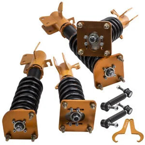 O'Reilly Auto Parts – Coilovers Bundle for Mazda 323 1999-2003 Adj. Height Coil Springs Struts w/z Shocks