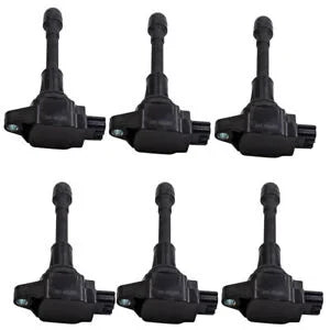 O'Reilly Auto Parts – 6PCS Spark Ignition Coil Pack for Nissan 370Z 3.7L V6 2009 2010 – 2013 UF617