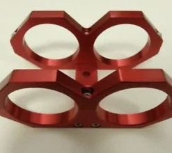 O'Reilly Auto Parts – Billet Aluminum Dual Fuel Pump Clamp Cradle Mounting Bracket Fits 044 Bosch