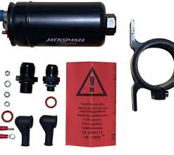 O'Reilly Auto Parts – 380LPH Fuel Pump External Inline for Bosch 044 AEM Check Valve 10AN 8AN Clamp US