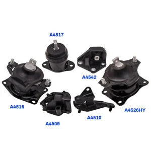 O'Reilly Auto Parts – 6pcs Engine Motor & Transmission Mounts for Honda Accord 2.4L 03-07 Auto Trans