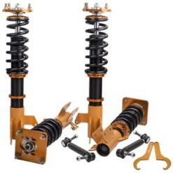 O'Reilly Auto Parts – Full Coilovers Lowering Bundle for Mazda Protege5 Allegro 2002-2003 2.0L Adj Height