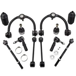 O'Reilly Auto Parts – 12x Forward Inner & Outer Tie Rod End Link & Upper Control Arm for Jeep Commander