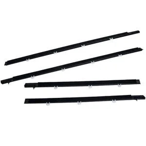 O'Reilly Auto Parts – Window Weatherstrip 4PCS Sweep Molded Trim Chrome for ACURA TSX Sedan 2009-2014
