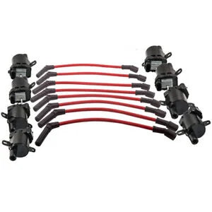 O'Reilly Auto Parts – 8x Ignition Coil & Spark Plug Pack for Chevy Silverado GMC LS1 LS3 4.8 5.3L 8.1L