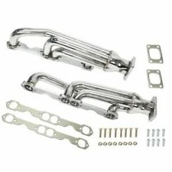 O'Reilly Auto Parts – Twin Turbo Headers for Chevy Camaro TransAm Firebird 350 305 T3 SBC GM Manifolds