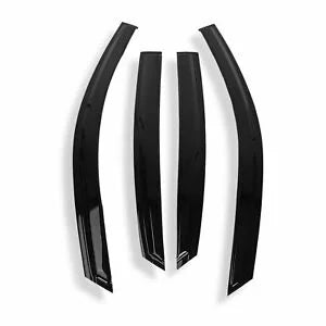 O'Reilly Auto Parts – 4X Fit 2016-2019 Honda Civic Sedan Window Sun Rain Visors Guard Wind Deflector