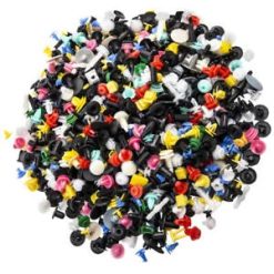 O'Reilly Auto Parts – 1000PCS Mixed Auto Door Panel Trim Fenders Fastener Rivet Push Pin Clips Kits