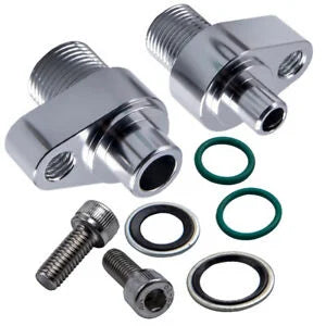 O'Reilly Auto Parts – A/C Compressor 3/4"-16 Discharge Fitting & 7/8"-14 Suction Fitting for LS Engine