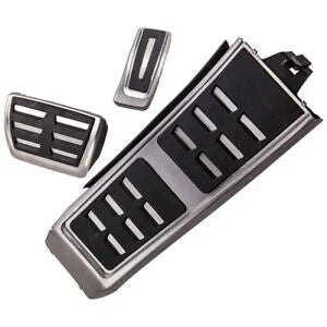 O'Reilly Auto Parts – 3 Pcs Sport Foot Rest Fuel Brake Pedal Plate Protector for Audi Q5 2010-2019