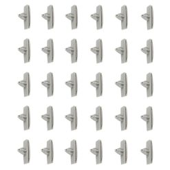 O'Reilly Auto Parts – Nylon White fender bumper fastener Auto clips(55157055-AA)- 30Piece