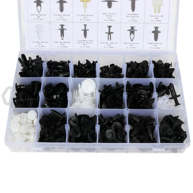 O'Reilly Auto Parts – Car Push Pin Rivet Trim Clip Panel Retainer Bundle for Ford -408 Pcs