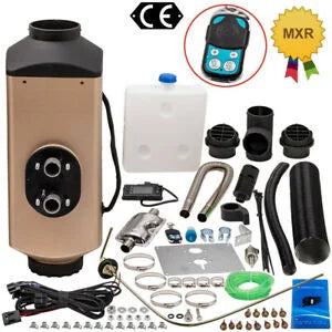 O'Reilly Auto Parts – 5KW 12V Diesel Air Heater 10L Tank + Silencer LCD Switch for Truck Bus Trailer