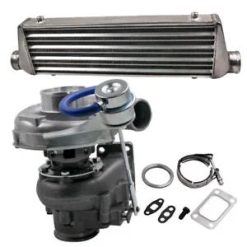 O'Reilly Auto Parts – T04E Universal .63 A/R Inernal Wastegate Turbocharger + Intercooler