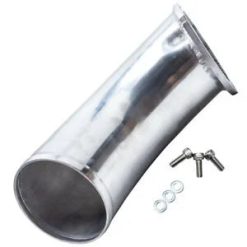 O'Reilly Auto Parts – Silver Turbo Air Intake Elbow Inlet Horn for Chevrolet Silverado Duramax 6.6L