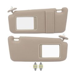 O'Reilly Auto Parts – Sun Visor Beige Left & Right sides with Sunroof for Toyota (74320-0T022-A1,74310-0T022-A1)- 2 PCS
