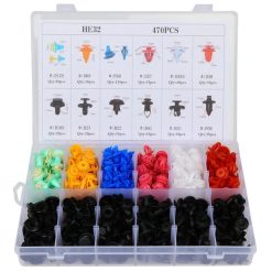 O'Reilly Auto Parts – Car Push Pin Rivet Trim Clip Panel Retainer Bundle for Ford -470 Pcs