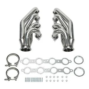 O'Reilly Auto Parts – LS Turbo Headers for LSX, LS1, LS2, LS3, LS6 Forward Facing Up 1 3/4" Primaries