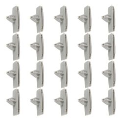 O'Reilly Auto Parts – Nylon White fender bumper fastener Auto clips(55157055-AA)