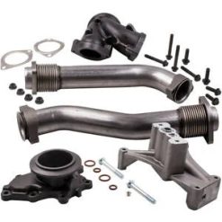 O'Reilly Auto Parts – Turbo Pedestal Housing Bellowed Up Pipes for Ford Excursion F350 F250 Super Duty