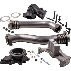 O'Reilly Auto Parts – Turbo Pedestal Housing Bellowed Up Pipes for Ford Excursion F350 F250 Super Duty