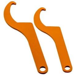 O'Reilly Auto Parts – 2x Coilover Shock Adjustment Service Tool Steel Spanner Wrenches for Aftermarket Set