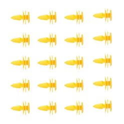 O'Reilly Auto Parts – Nylon Yellow fender bumper fastener Auto clips(6507686-AA)