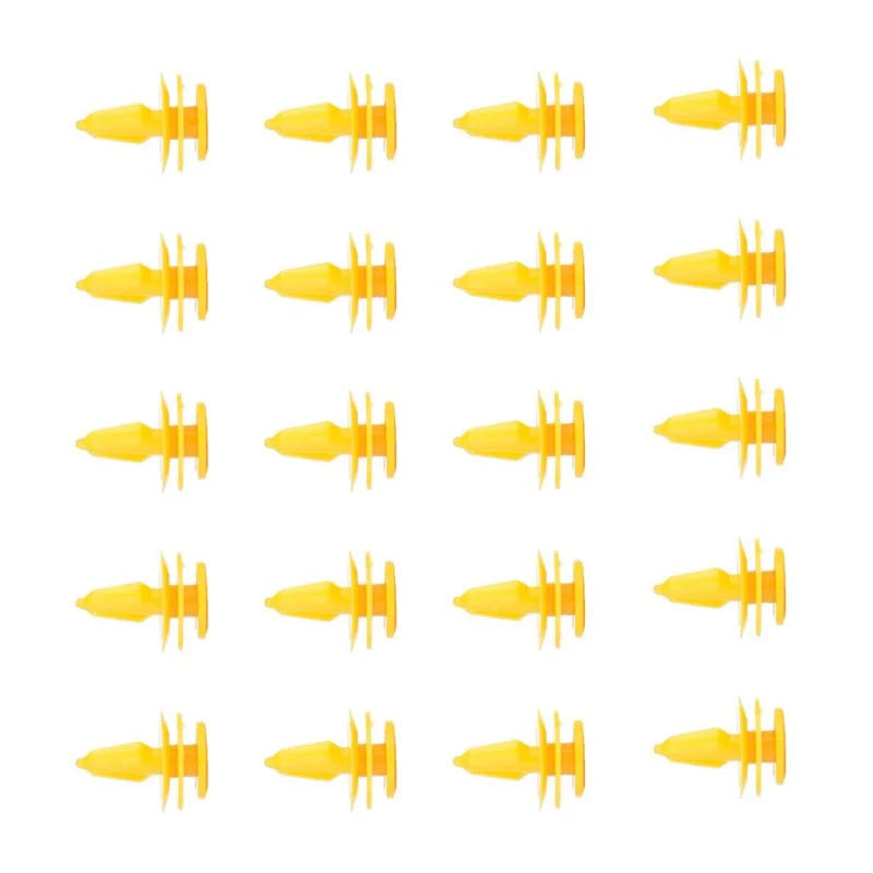 O'Reilly Auto Parts – Nylon Yellow fender bumper fastener Auto clips(6507686-AA)